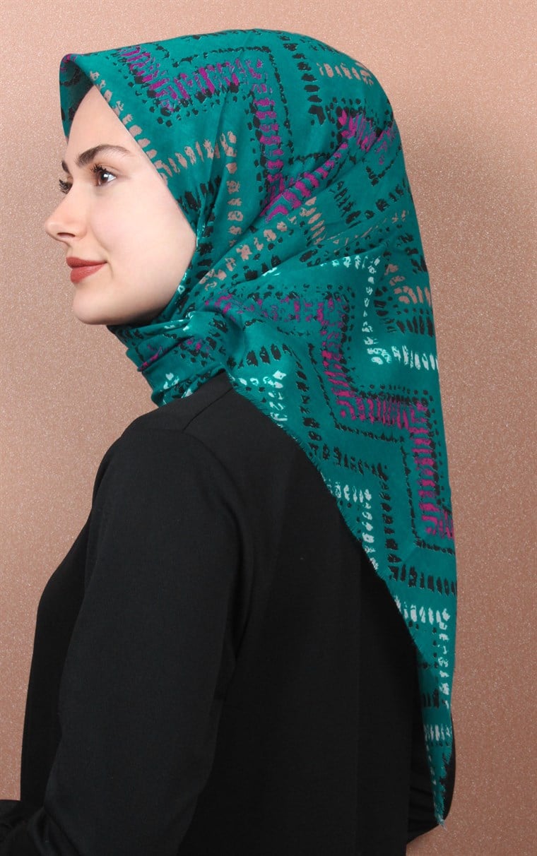 Coton Kare Eşarp 1214-42