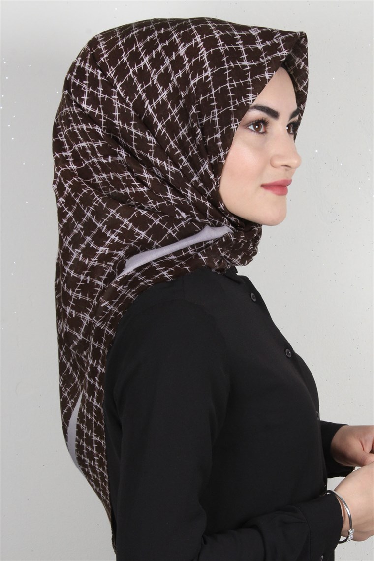 Coton Kare Eşarp 1214-52