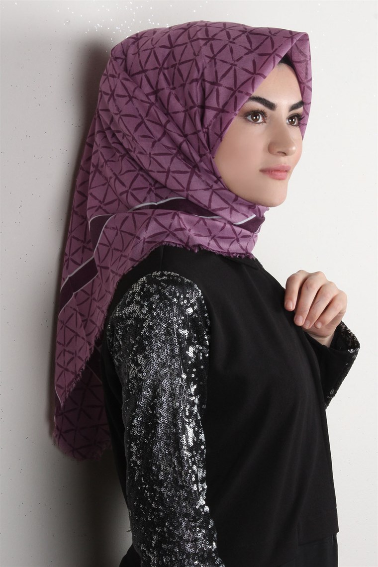 Coton Kare Eşarp 1214-72