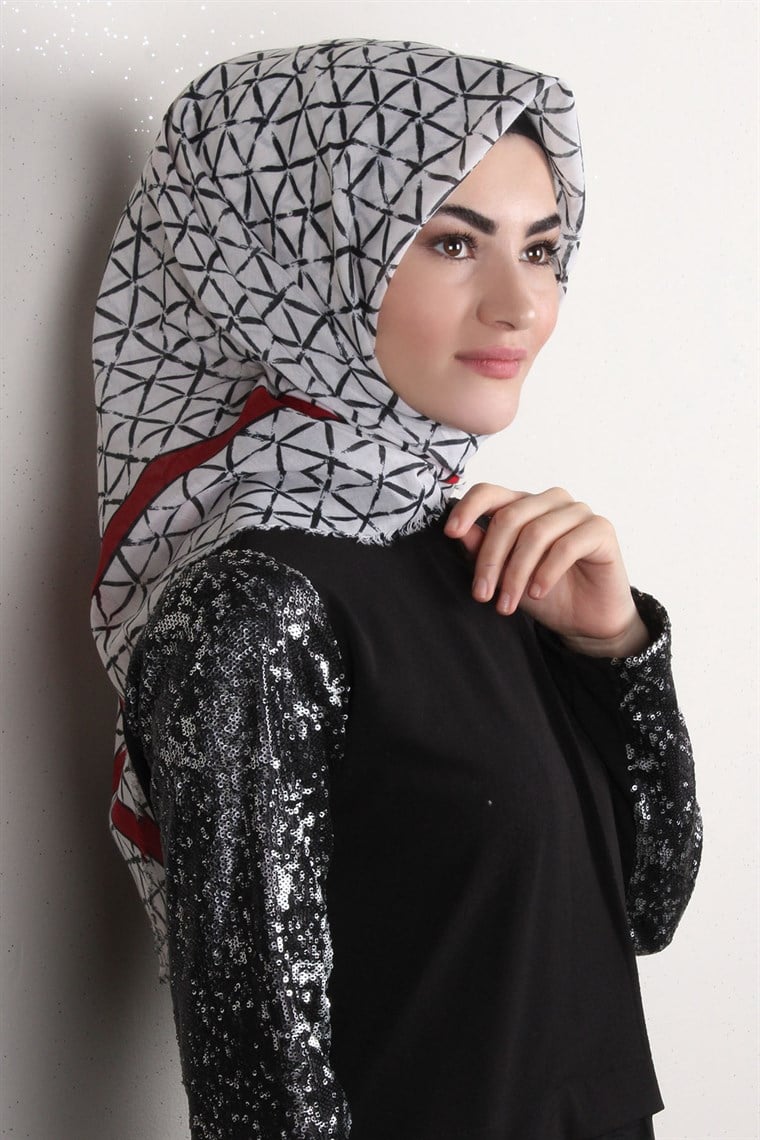 Coton Kare Eşarp 1214-75