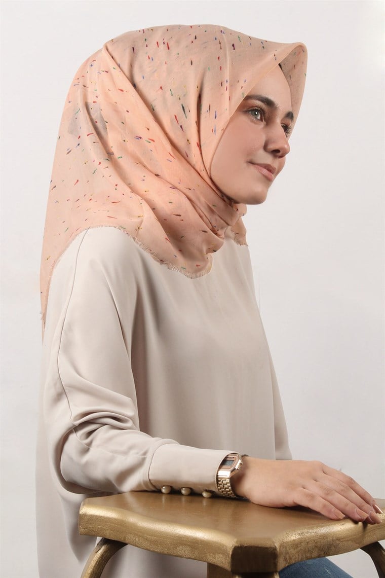 Coton Kare Eşarp 1215-21