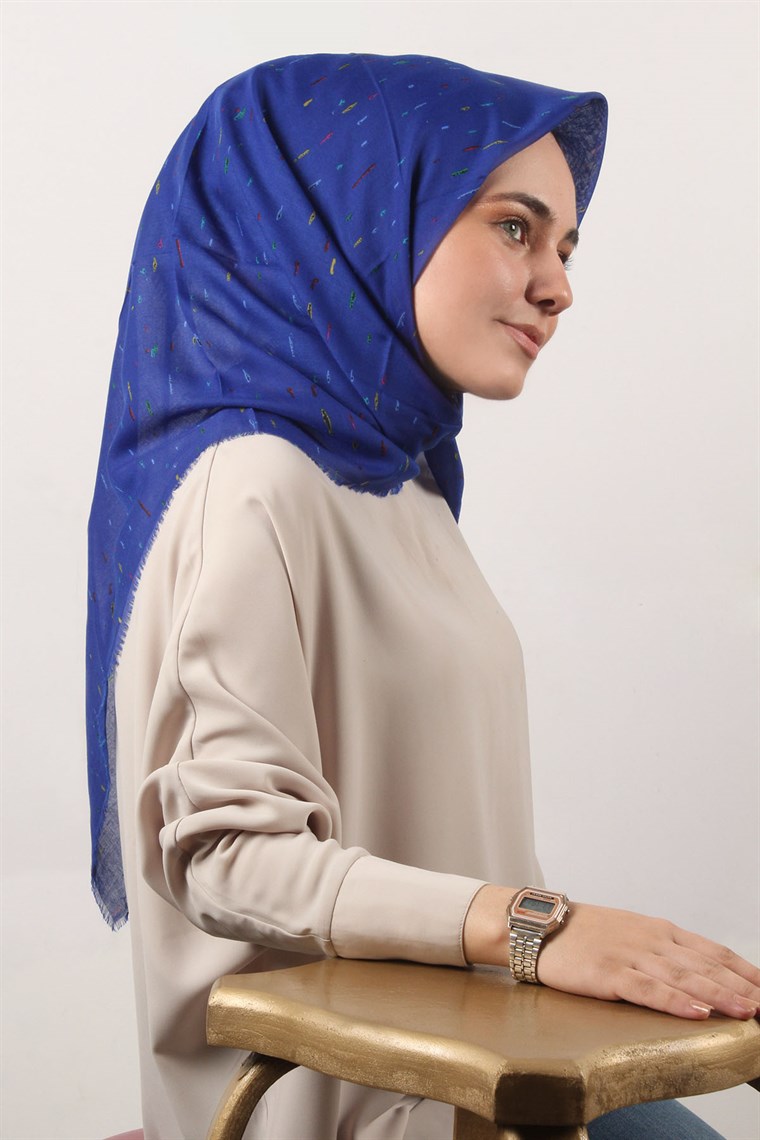 Coton Kare Eşarp 1215-22
