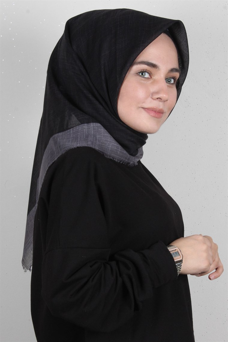 Coton Kare Eşarp 1216-12