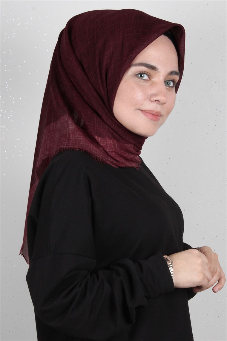 Coton Kare Eşarp 1216-5