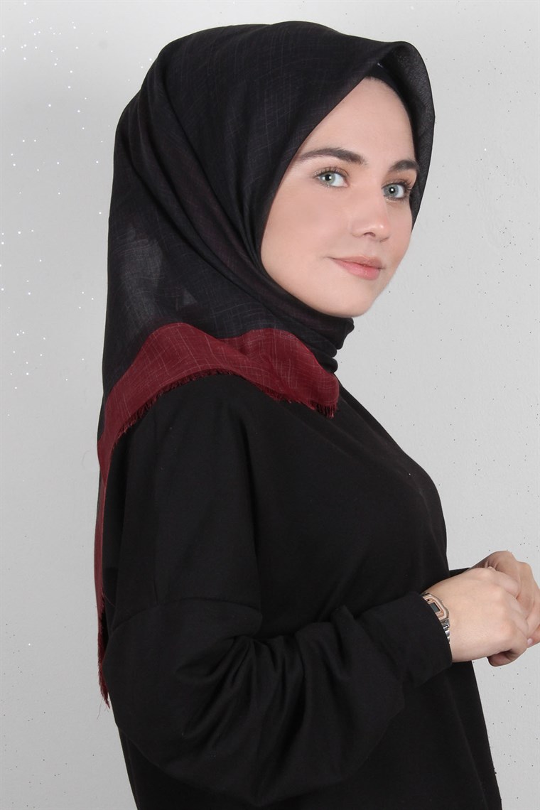 Coton Kare Eşarp 1216-9