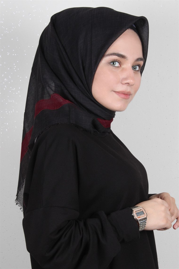 Coton Kare Eşarp 1217-1