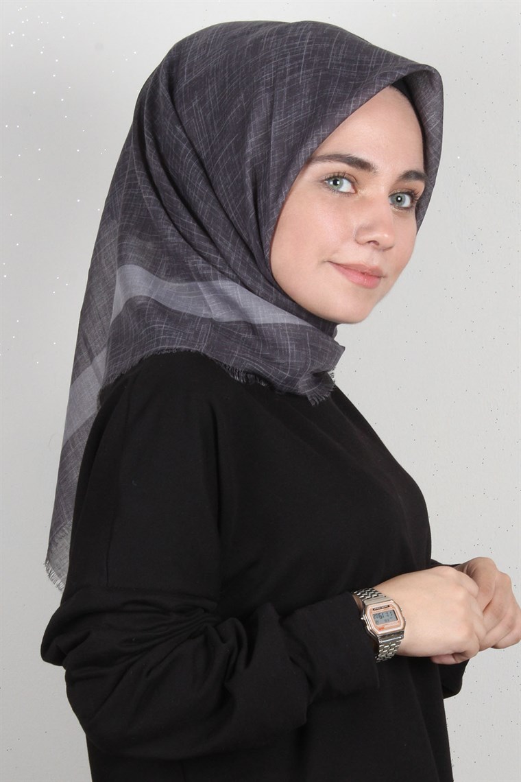 Coton Kare Eşarp 1217-12