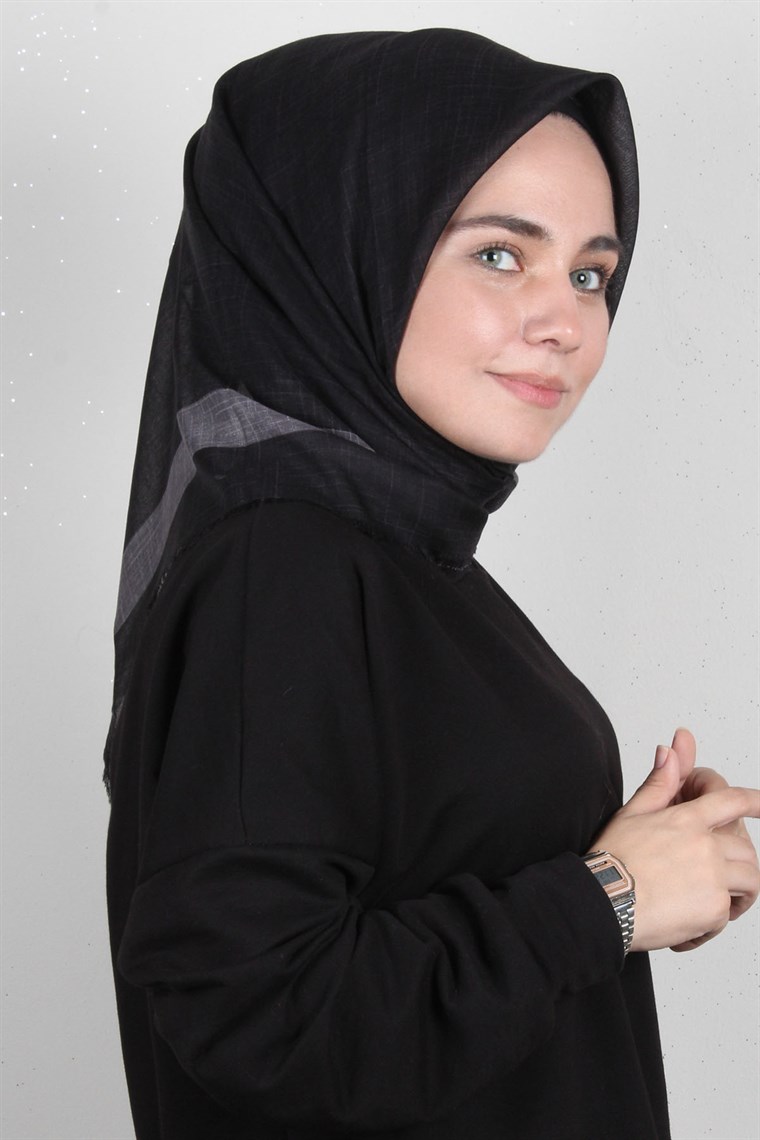 Coton Kare Eşarp 1217-14