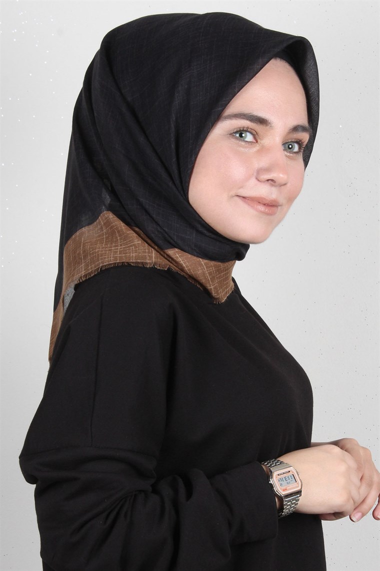 Coton Kare Eşarp 1217-17