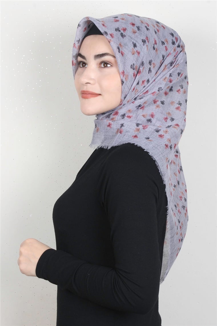 Coton Kare Eşarp 1668-12 