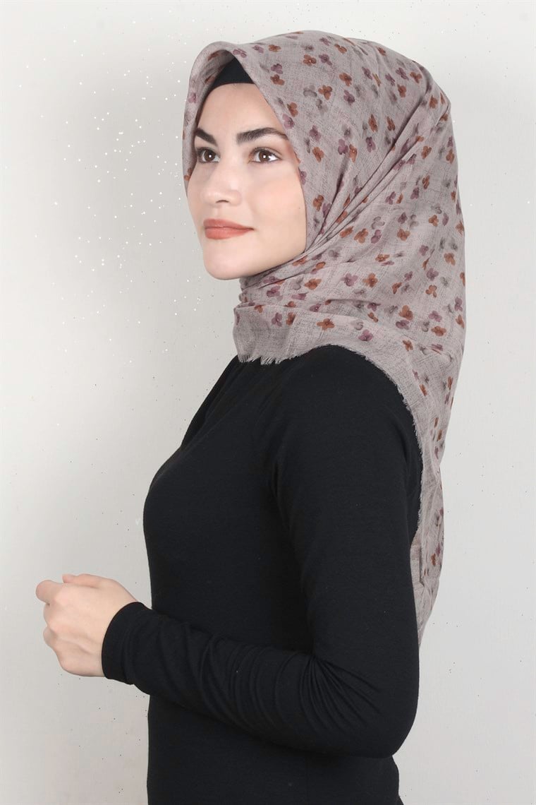 Coton Kare Eşarp 1668-13