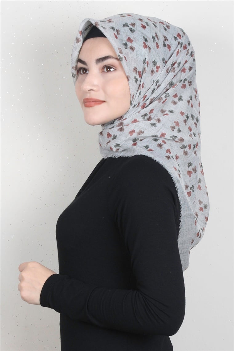 Coton Kare Eşarp 1668-16
