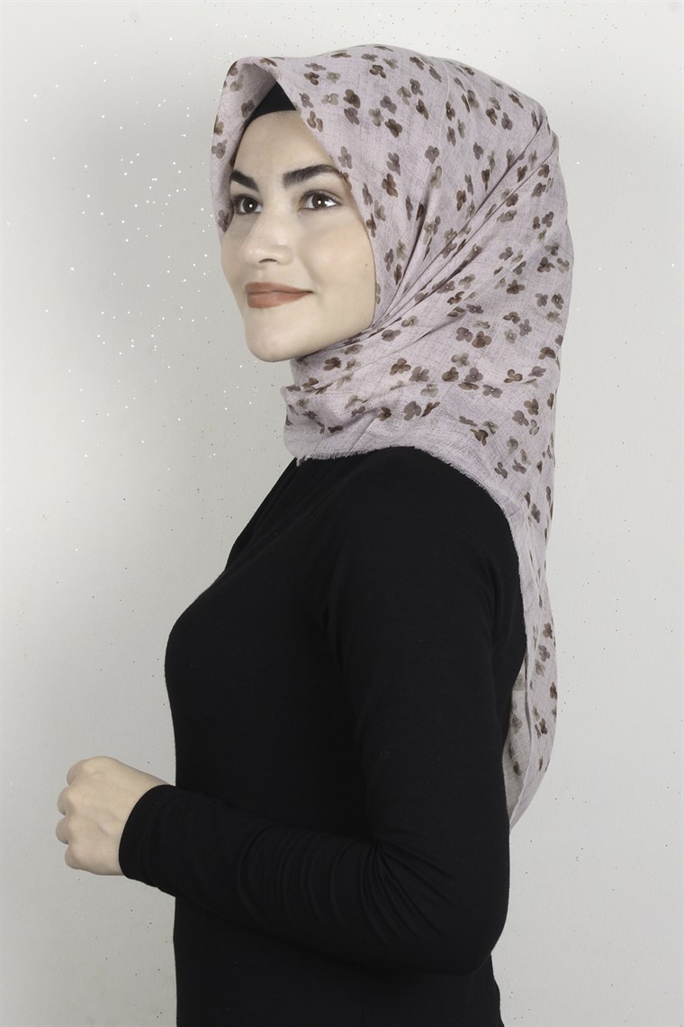 Coton Kare Eşarp 1668-18