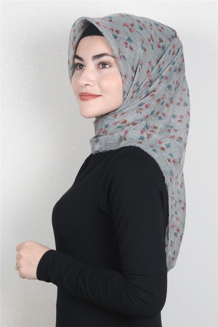 Coton Kare Eşarp 1668-8