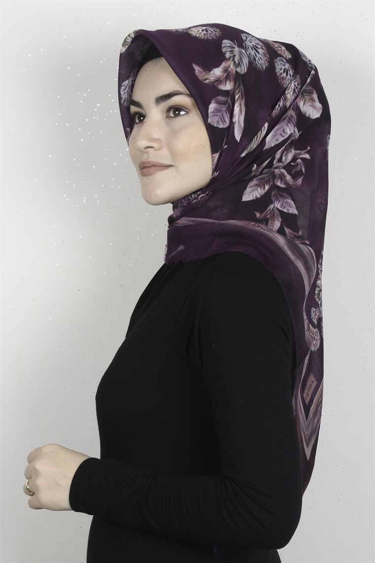 Coton Kare Eşarp 1669-18