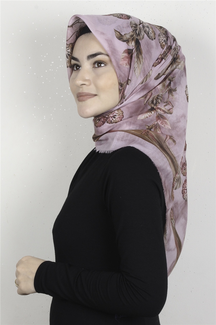 Coton Kare Eşarp 1669-20