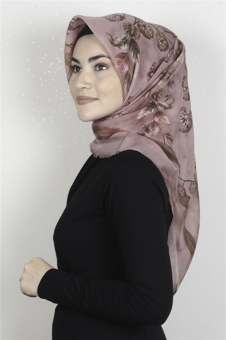 Coton Kare Eşarp 1669-7