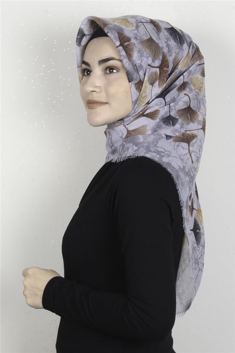 Coton Kare Eşarp 1672-15