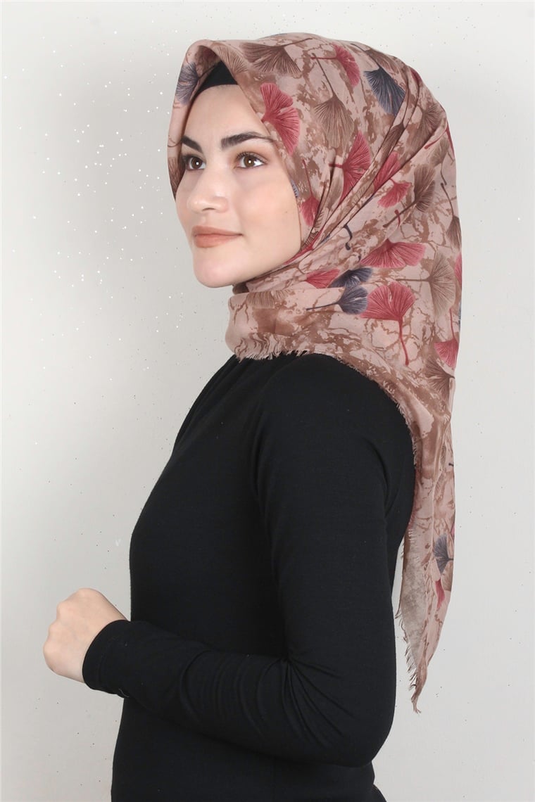 Coton Kare Eşarp 1672-17