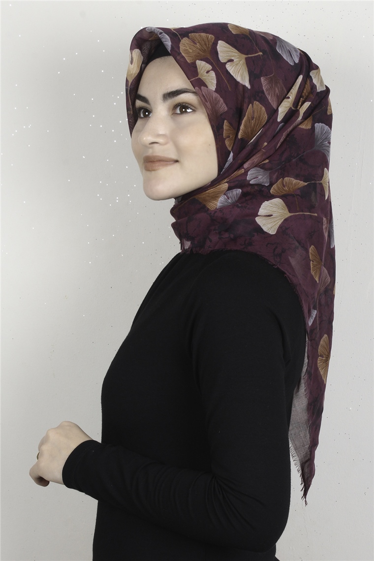 Coton Kare Eşarp 1672-21
