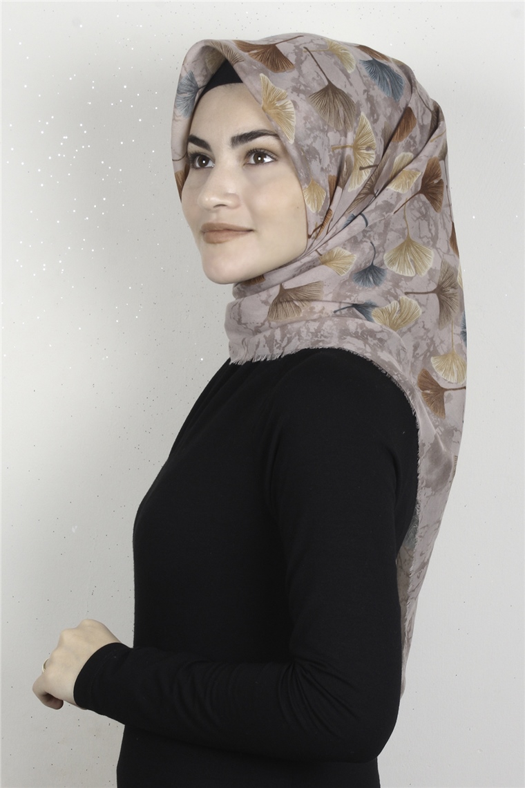 Coton Kare Eşarp 1672-24