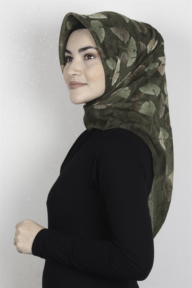 Coton Kare Eşarp 1672-25