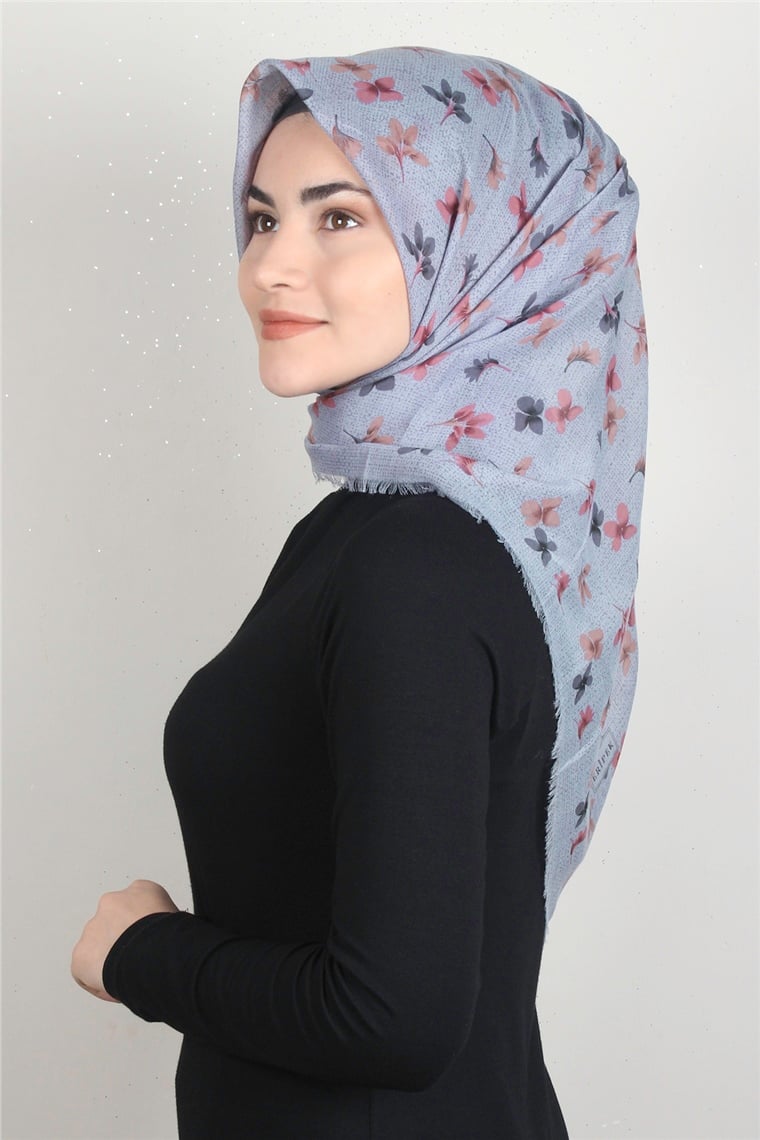 Coton Kare Eşarp 1673-1 