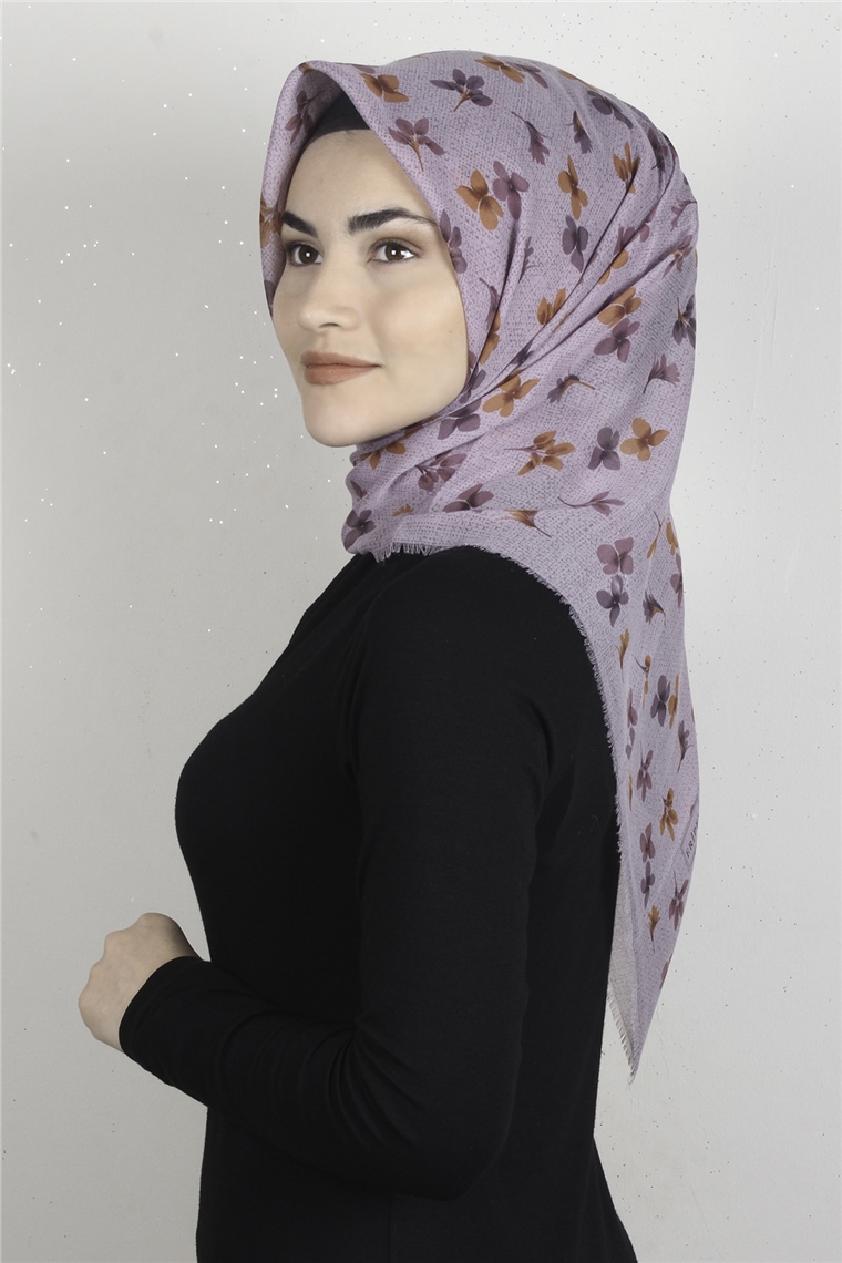 Coton Kare Eşarp 1673-15