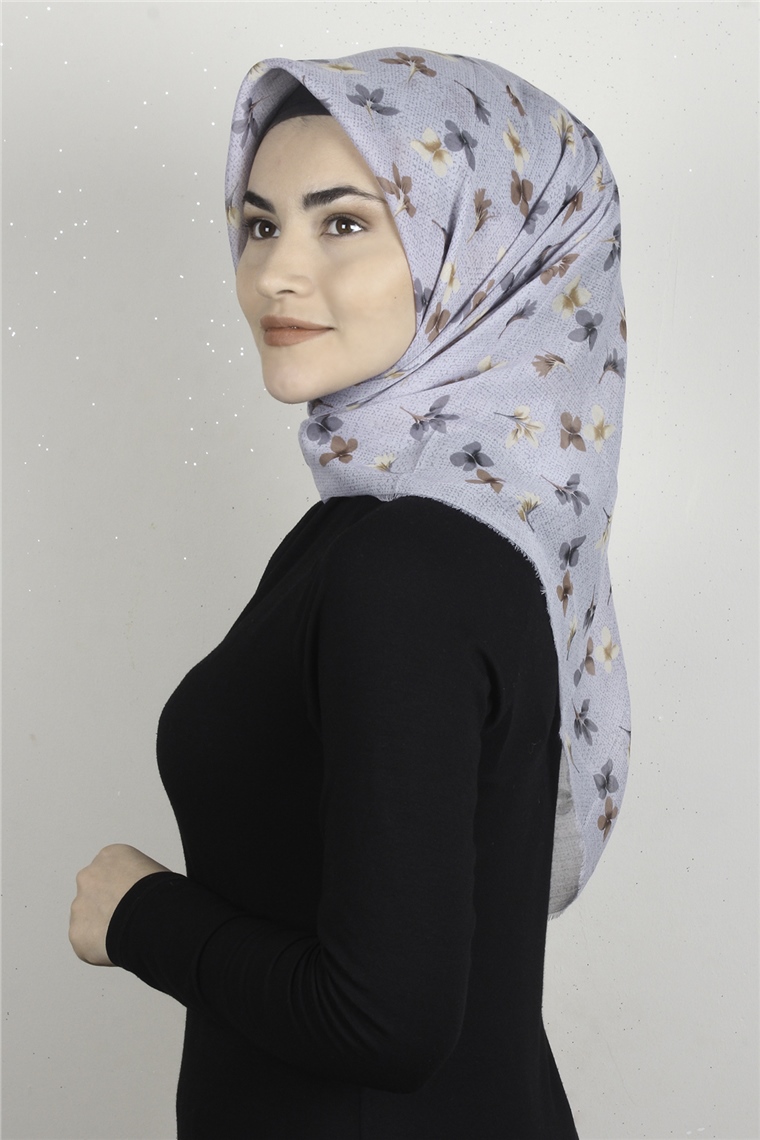 Coton Kare Eşarp 1673-17