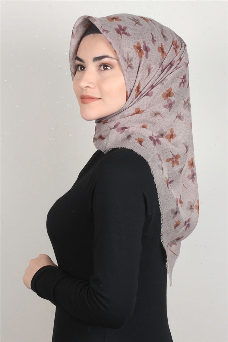 Coton Kare Eşarp 1673-18