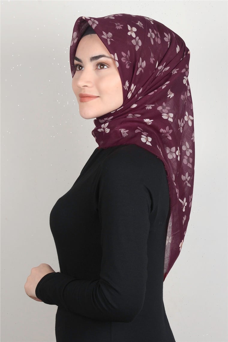 Coton Kare Eşarp 1673-2 