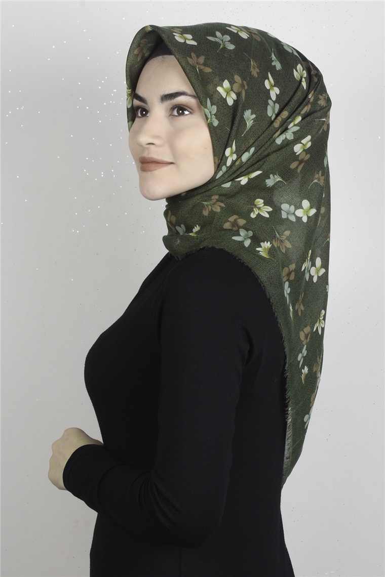 Coton Kare Eşarp 1673-7
