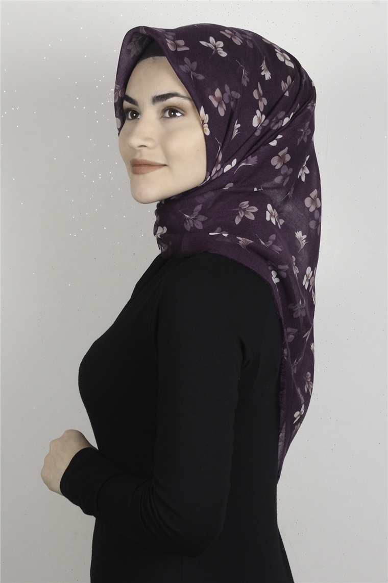 Coton Kare Eşarp 1673-8