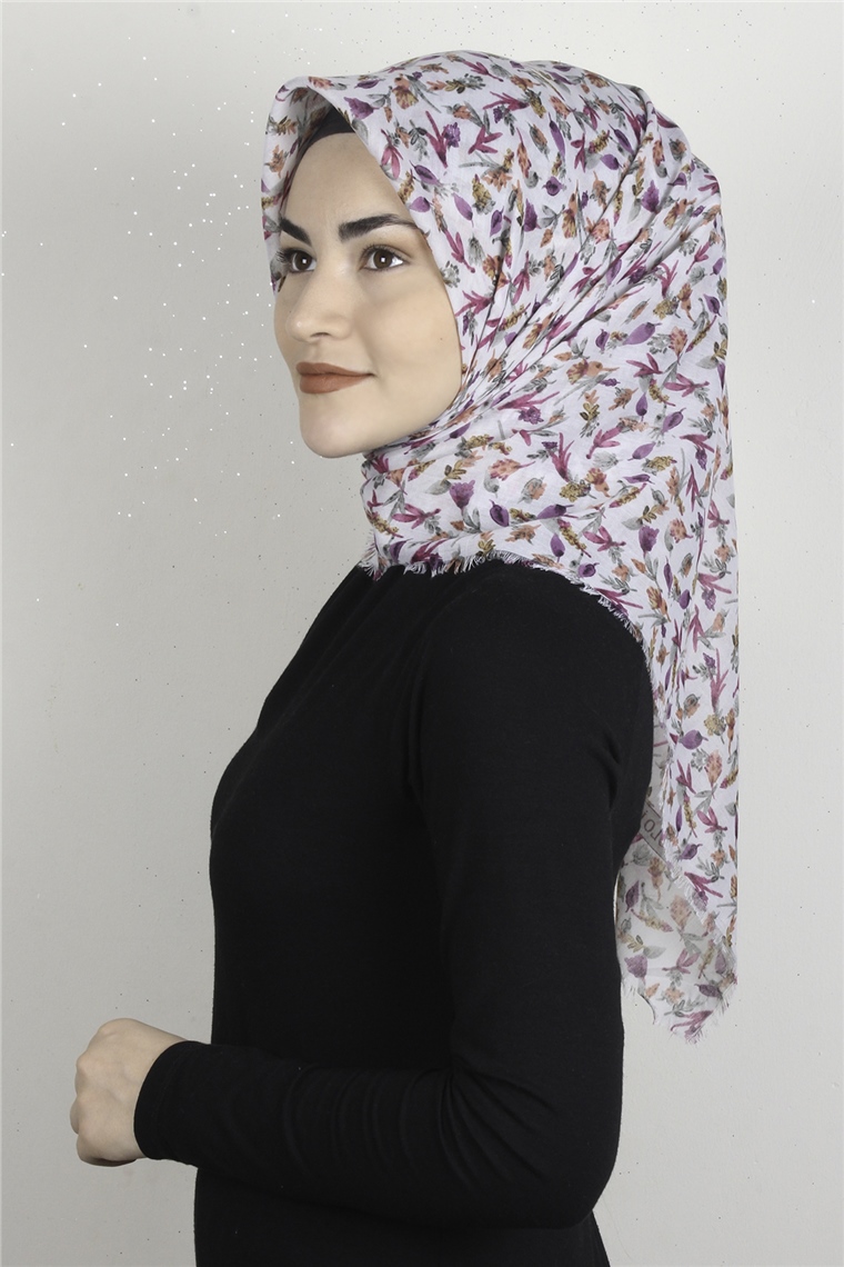 Coton Kare Eşarp 1675-10 