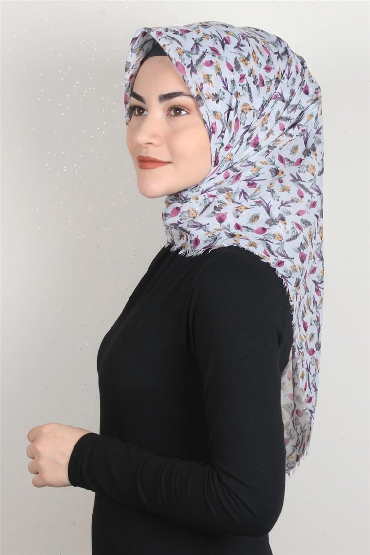 Coton Kare Eşarp 1675-6