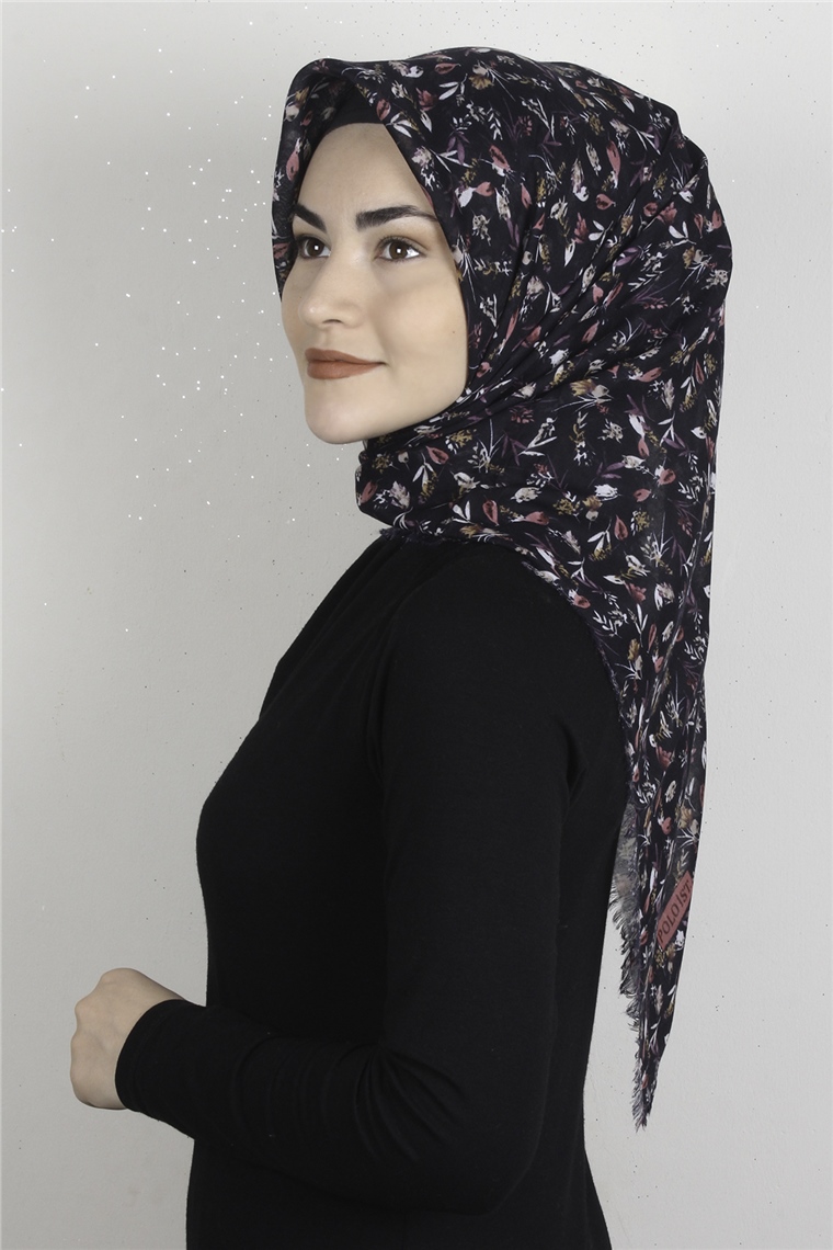 Coton Kare Eşarp 1675-7