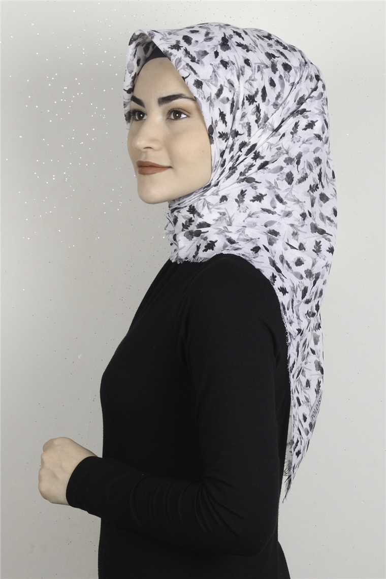 Coton Kare Eşarp 1675-9