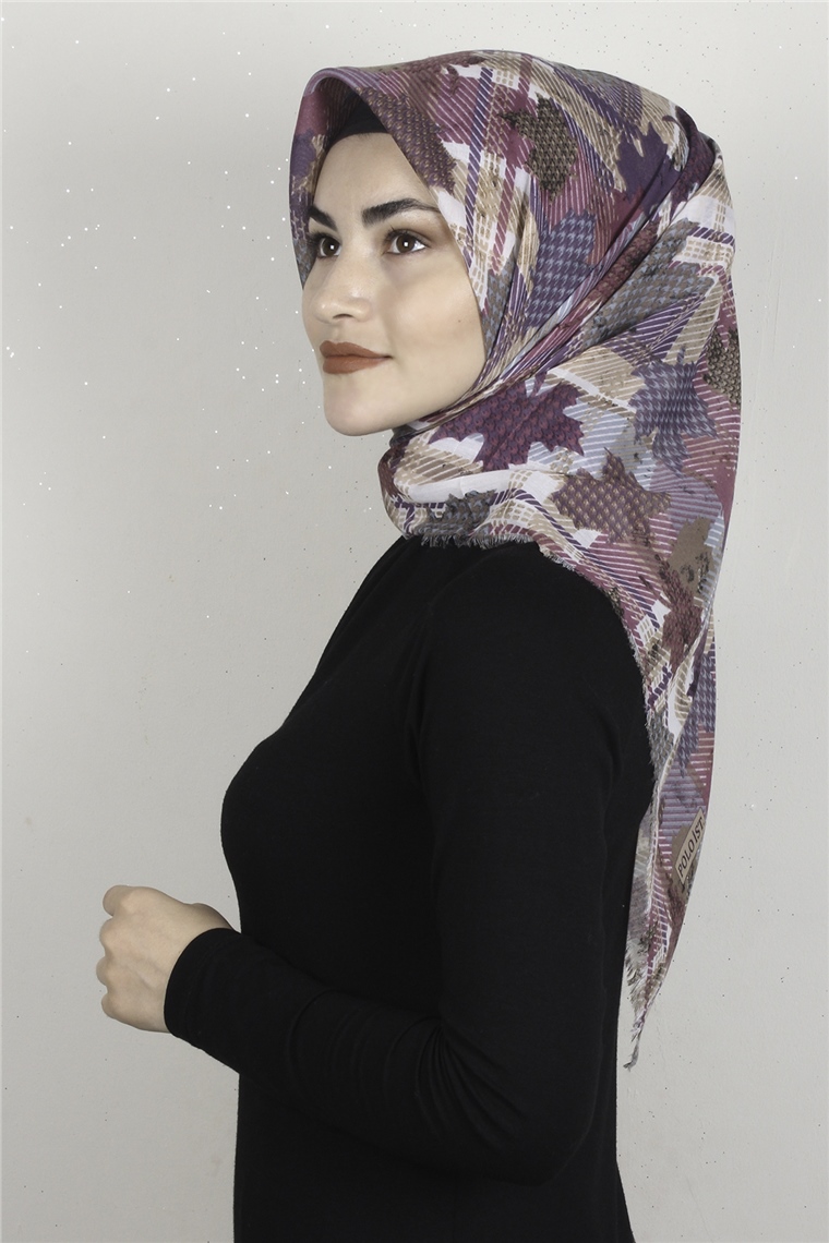 Coton Kare Eşarp 1677-8