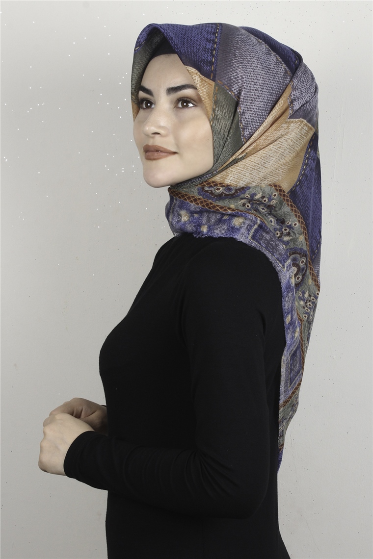 Coton Kare Eşarp 1681-1