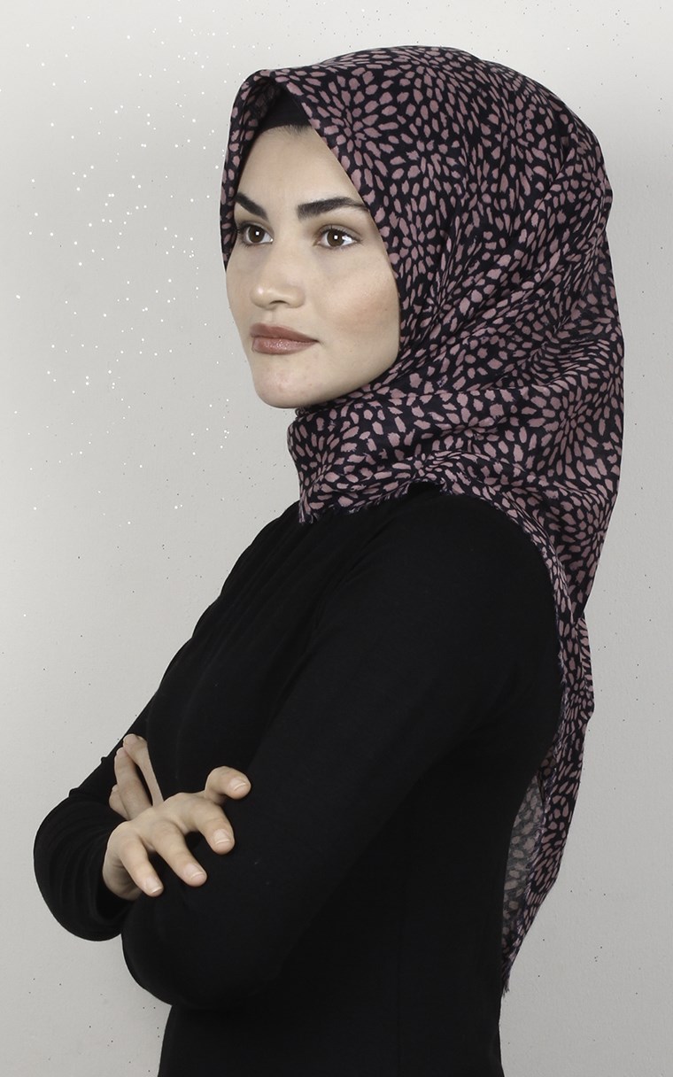 Coton Kare Eşarp 1686-11