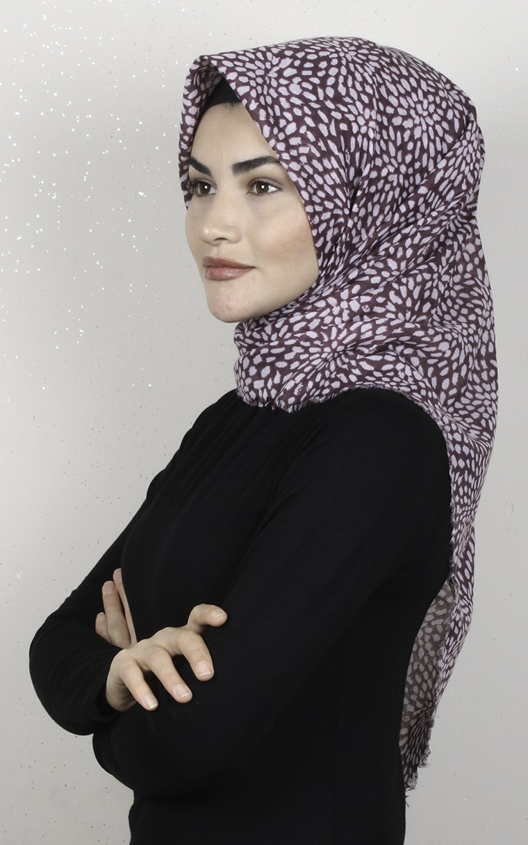 Coton Kare Eşarp 1686-17