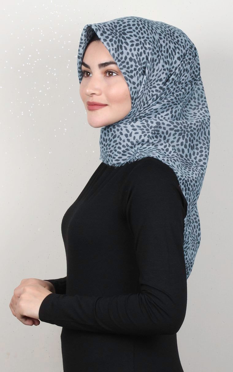 Coton Kare Eşarp 1686-22