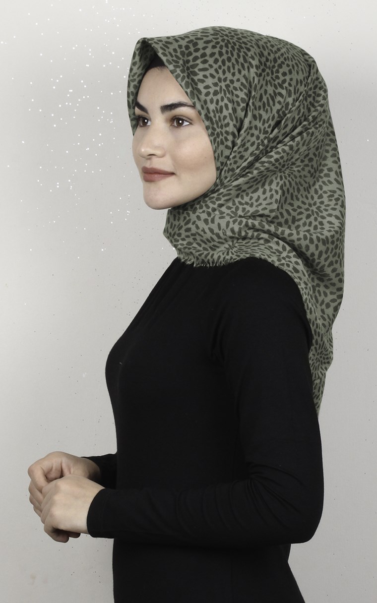 Coton Kare Eşarp 1686-24