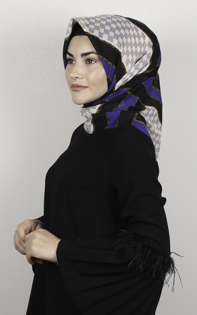 Coton Kare Eşarp 1688-8