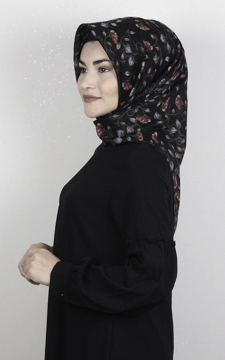 Coton Kare Eşarp 1689-14