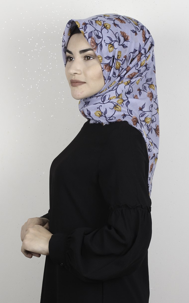 Coton Kare Eşarp 1689-2