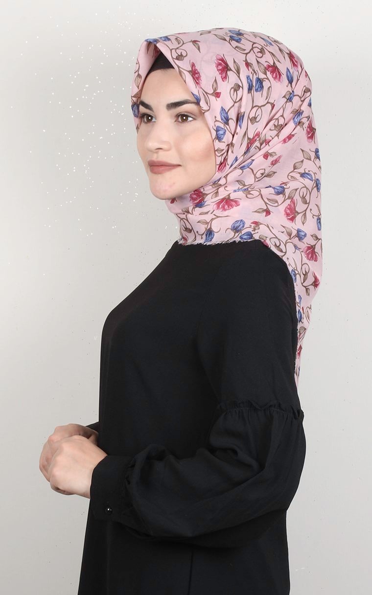 Coton Kare Eşarp 1689-9