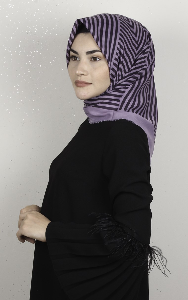 Coton Kare Eşarp 1693-1