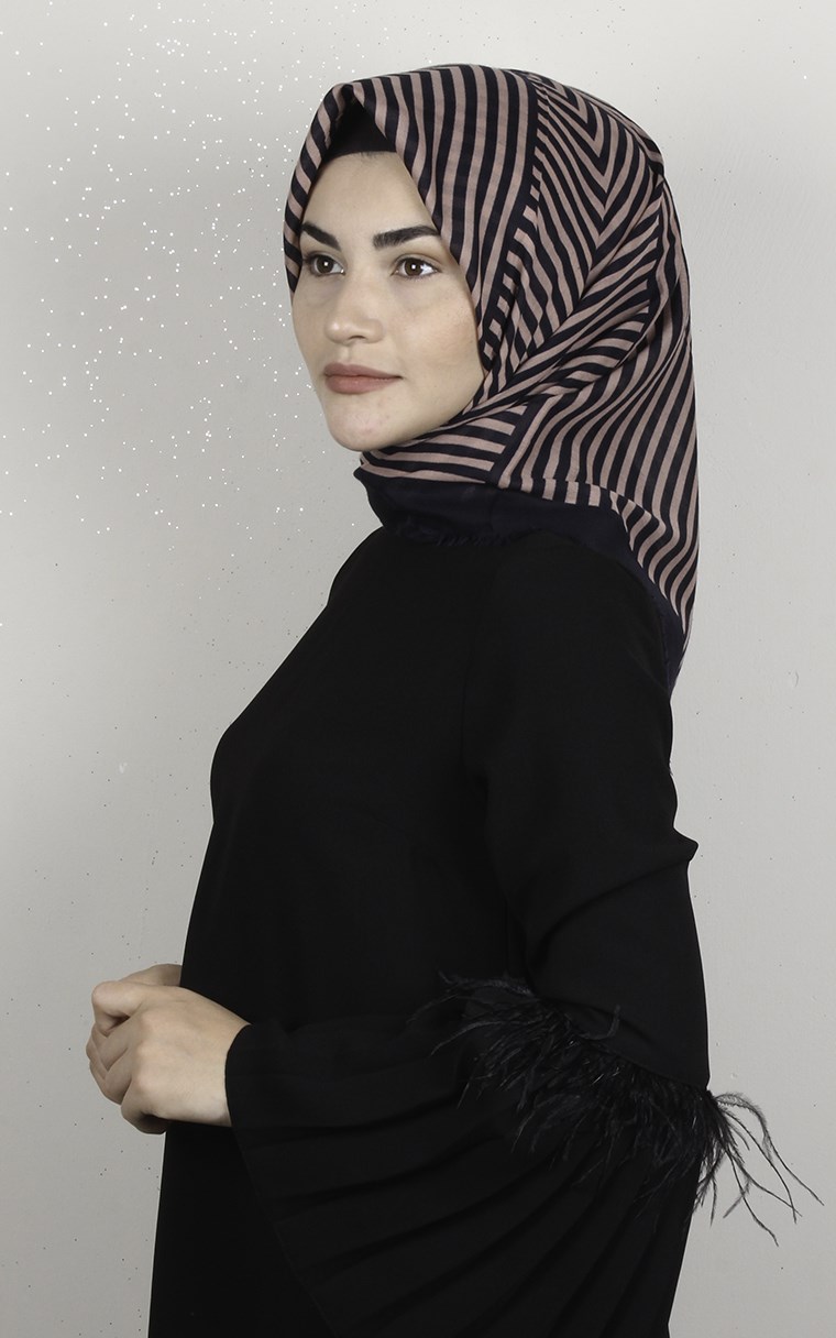 Coton Kare Eşarp 1693-11