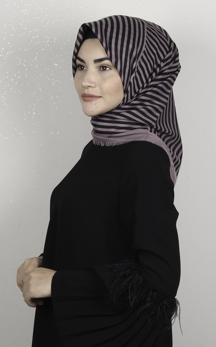 Coton Kare Eşarp 1693-14